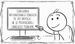 The Impact of Excessive Internet Use Presentation in Black White Cartoon Illustrative Style