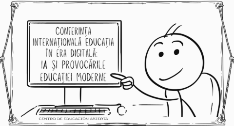 The Impact of Excessive Internet Use Presentation in Black White Cartoon Illustrative Style