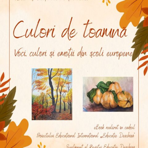 Orange and Green Illustrated Autumn Poster