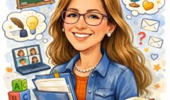 caricatura Ana Centro de Educacion